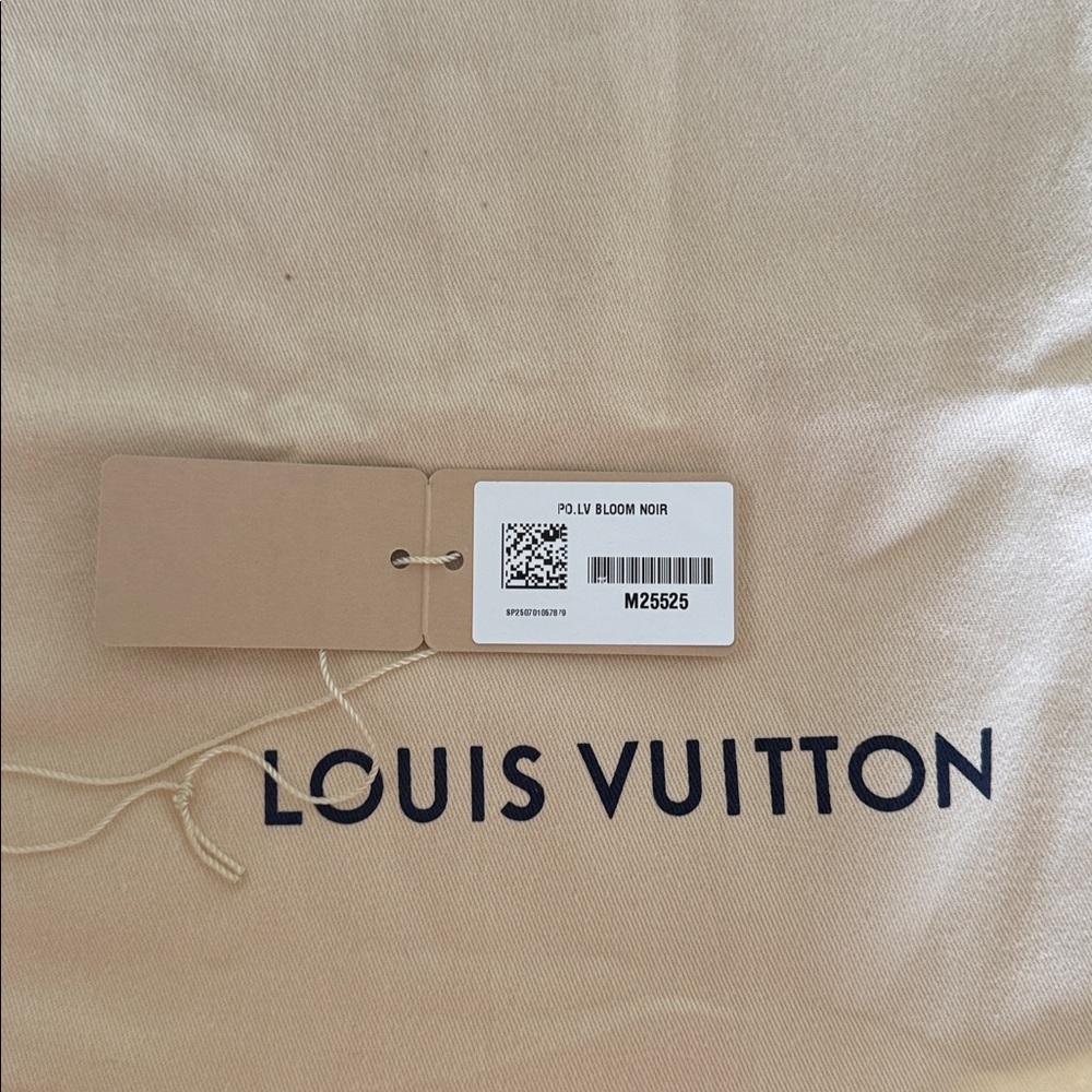 NEW Louis Vuitton Bloom Noir Leather Bag w Gold Hardware and Chain Detail -Black - Picture 12 of 12